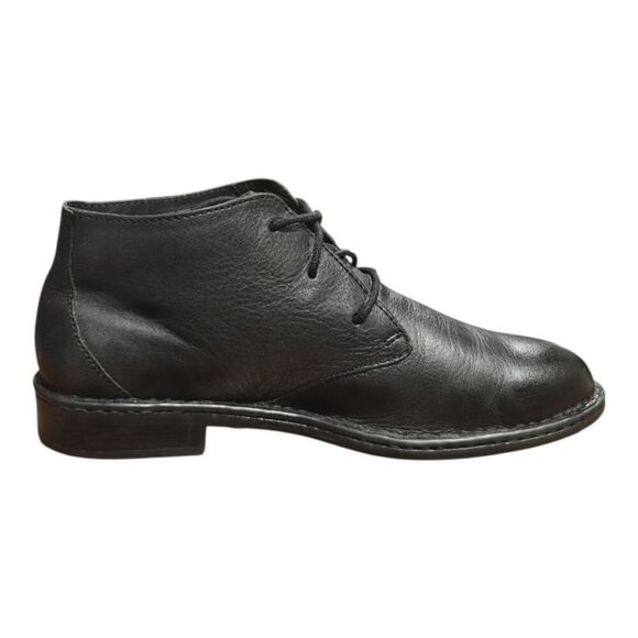 BORN Twain Black Leather Lace-Up Chukka Boot Size 10.5M main image 2